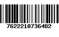 Código de Barras 7622210736482