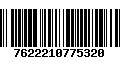 Código de Barras 7622210775320