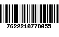 Código de Barras 7622210778055