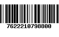 Código de Barras 7622210798800