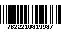 Código de Barras 7622210819987