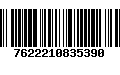 Código de Barras 7622210835390