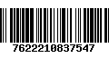 Código de Barras 7622210837547