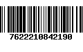 Código de Barras 7622210842190