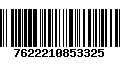 Código de Barras 7622210853325