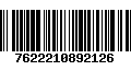 Código de Barras 7622210892126