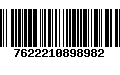 Código de Barras 7622210898982