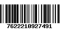 Código de Barras 7622210927491