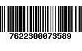 Código de Barras 7622300073589