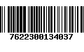 Código de Barras 7622300134037