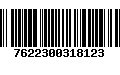 Código de Barras 7622300318123