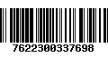 Código de Barras 7622300337698