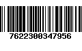 Código de Barras 7622300347956