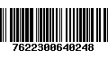 Código de Barras 7622300640248