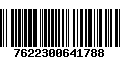 Código de Barras 7622300641788