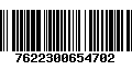 Código de Barras 7622300654702