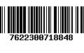 Código de Barras 7622300718848