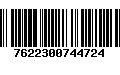 Código de Barras 7622300744724