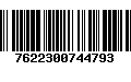 Código de Barras 7622300744793