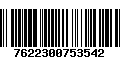 Código de Barras 7622300753542