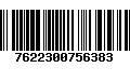 Código de Barras 7622300756383