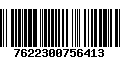 Código de Barras 7622300756413