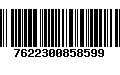 Código de Barras 7622300858599