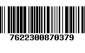 Código de Barras 7622300870379