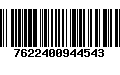 Código de Barras 7622400944543