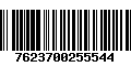 Código de Barras 7623700255544