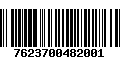 Código de Barras 7623700482001