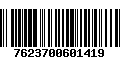 Código de Barras 7623700601419