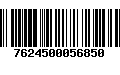 Código de Barras 7624500056850