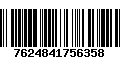 Código de Barras 7624841756358