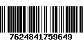 Código de Barras 7624841759649