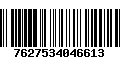 Código de Barras 7627534046613