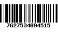 Código de Barras 7627534094515