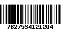 Código de Barras 7627534121204