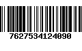 Código de Barras 7627534124090