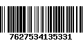 Código de Barras 7627534135331