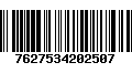 Código de Barras 7627534202507