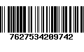 Código de Barras 7627534209742