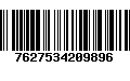 Código de Barras 7627534209896