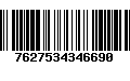 Código de Barras 7627534346690