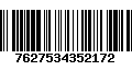 Código de Barras 7627534352172