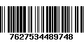 Código de Barras 7627534489748