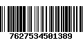 Código de Barras 7627534501389