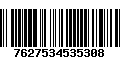 Código de Barras 7627534535308