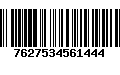 Código de Barras 7627534561444