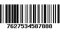 Código de Barras 7627534587888